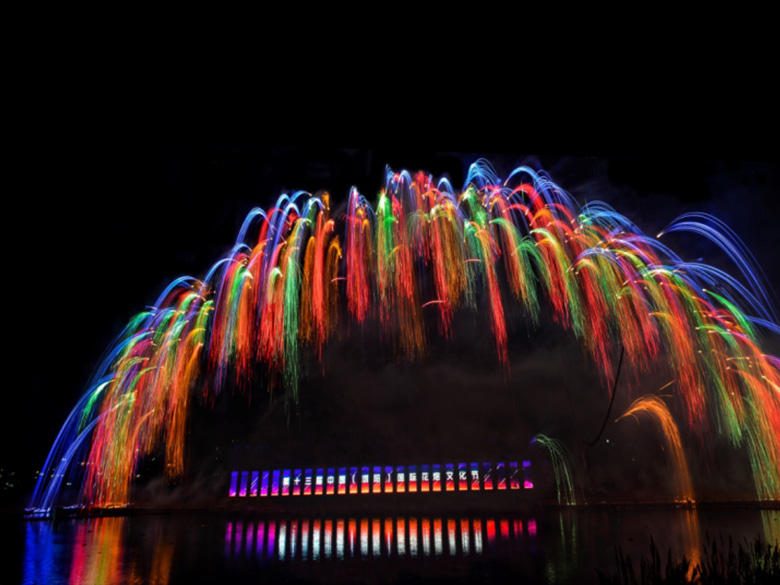 Fireworks at the opening ceremony of the 13th China Liuyang International Fireworks Festival